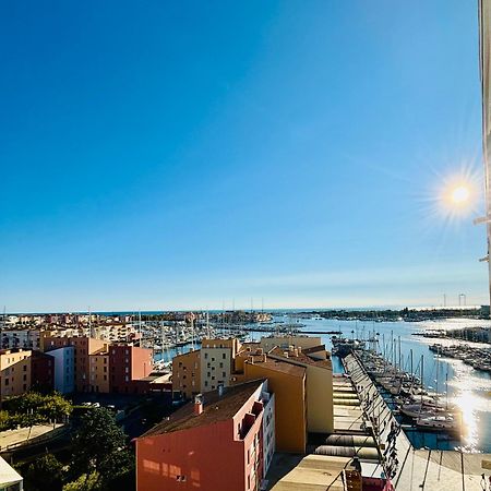 Centre Port,Vue Panoramique,Clim,Balcon,Wifi Lägenhet Agde Exteriör bild