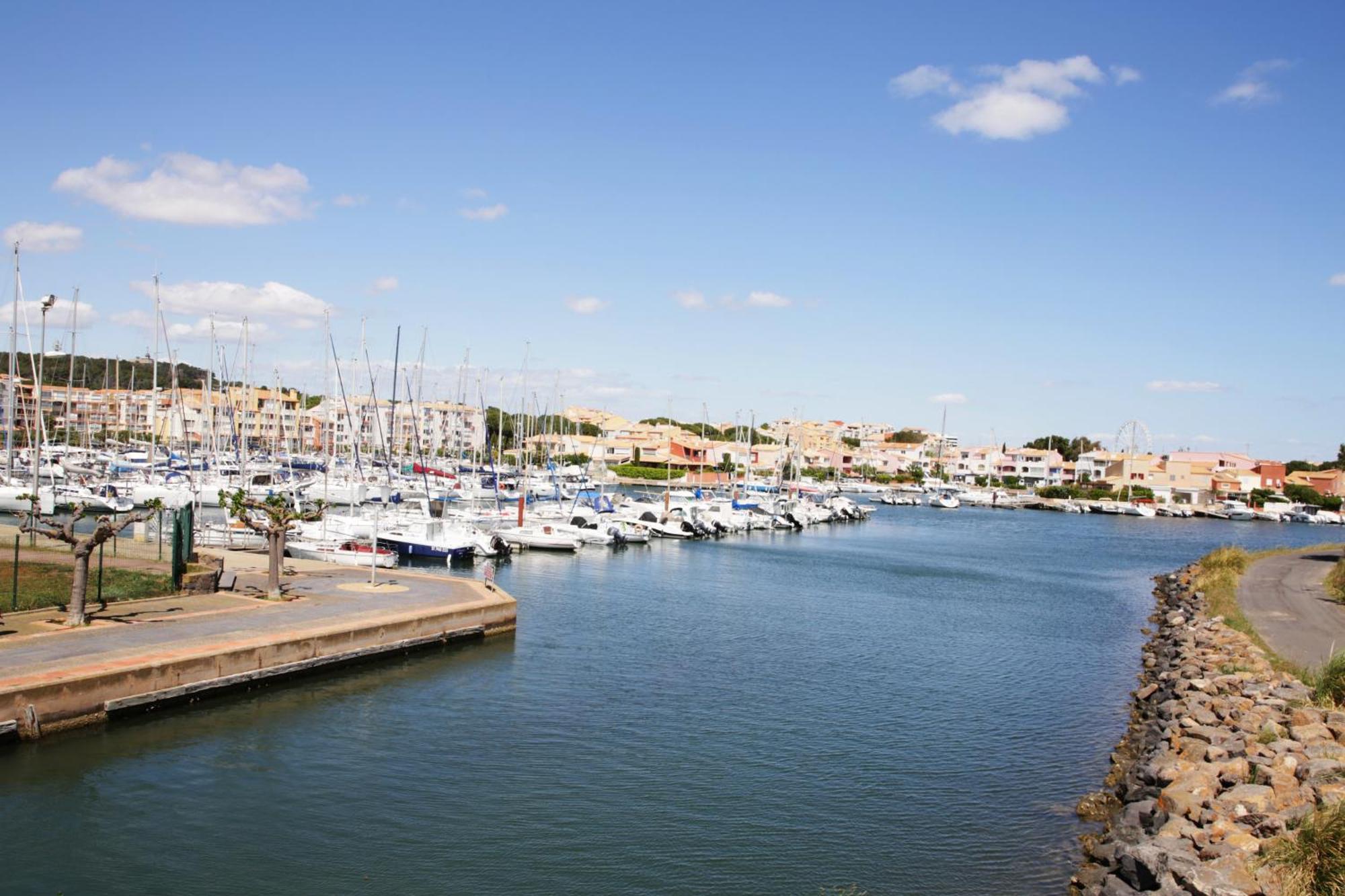 Centre Port,Vue Panoramique,Clim,Balcon,Wifi Lägenhet Agde Exteriör bild