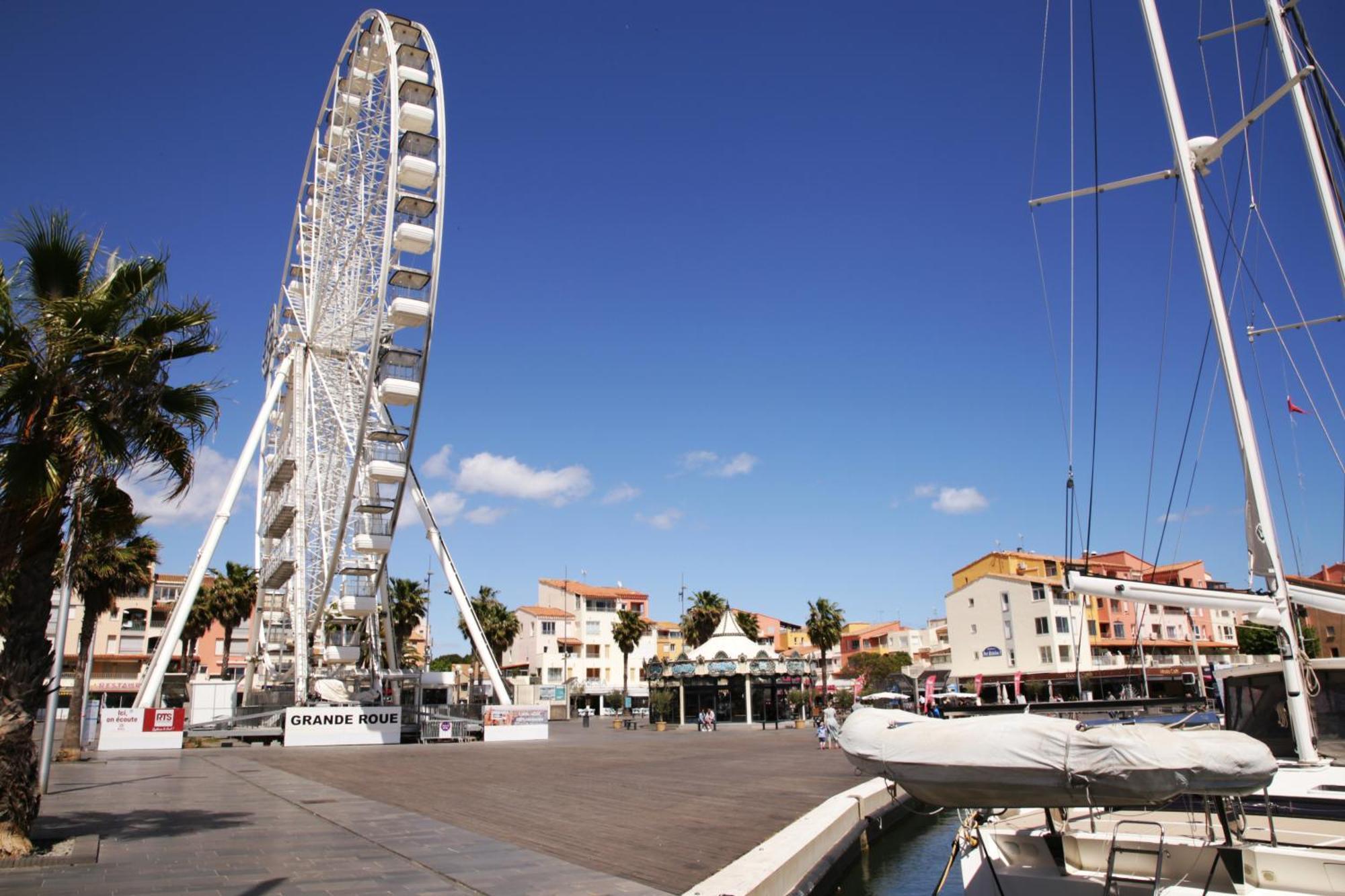 Centre Port,Vue Panoramique,Clim,Balcon,Wifi Lägenhet Agde Exteriör bild
